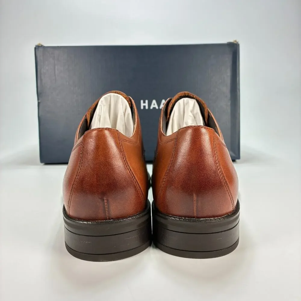 Cole Haan Modern Essentials British Tan Oxford Dress Shoes C34138 Mens Size 9.5M